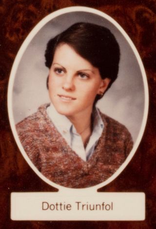 Beta Beta Chapter Composite Detail, Dottie Triunfol, 1980-1981