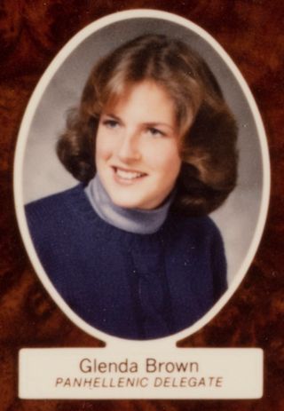 Beta Beta Chapter Composite Detail, Glenda Brown, 1980-1981