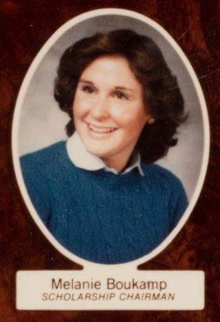 Beta Beta Chapter Composite Detail, Melanie Boukamp, 1980-1981
