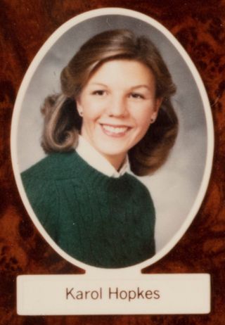 Beta Beta Chapter Composite Detail, Karol Hopkes, 1980-1981