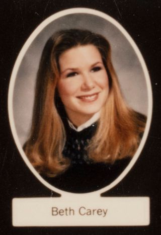 Beta Beta Chapter Composite Detail, Beth Carey, 1981-1982