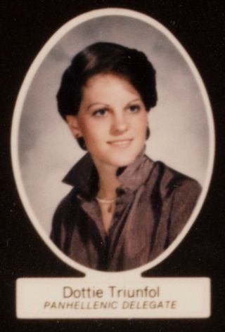 Beta Beta Chapter Composite Detail, Dottie Triunfol, 1981-1982