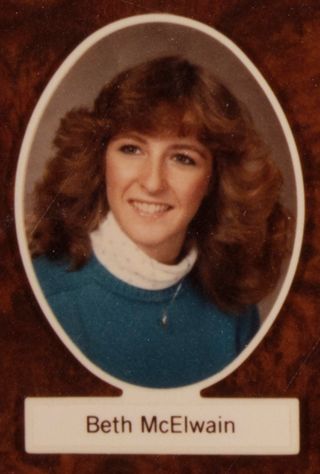 Beta Beta Chapter Composite Detail, Beth McElwain, 1982-1983