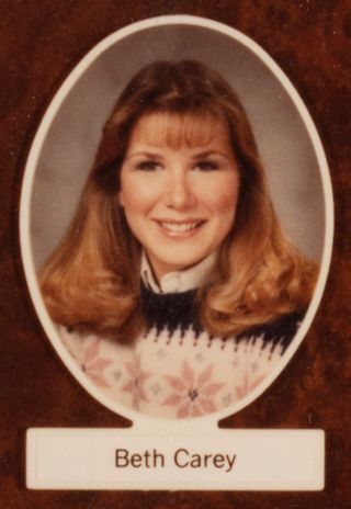 Beta Beta Chapter Composite Detail, Beth Carey, 1982-1983