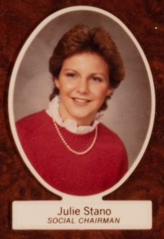 Beta Beta Chapter Composite Detail, Julie Stano, 1982-1983