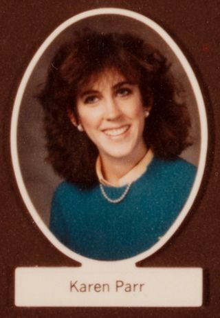 Beta Beta Chapter Composite Detail, Karen Parr, 1983-1984