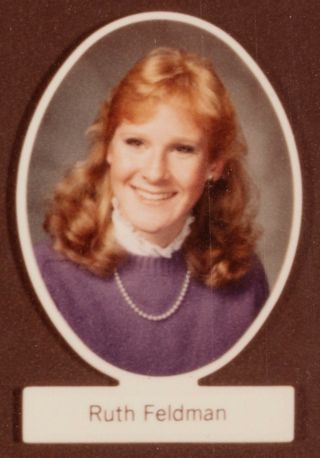 Beta Beta Chapter Composite Detail, Ruth Feldman, 1983-1984