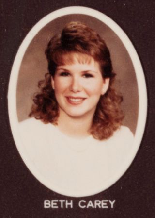 Beta Beta Chapter Composite Detail, Beth Carey, 1984-1985