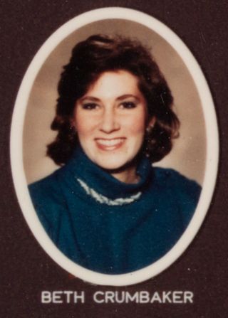 Beta Beta Chapter Composite Detail, Beth Crumbaker, 1984-1985