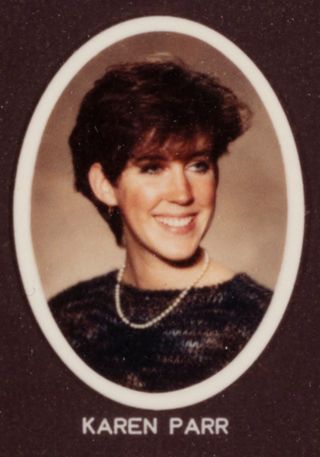 Beta Beta Chapter Composite Detail, Karen Parr, 1984-1985