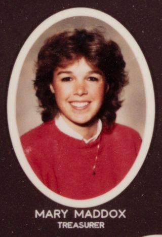 Beta Beta Chapter Composite Detail, Mary Maddox, 1984-1985
