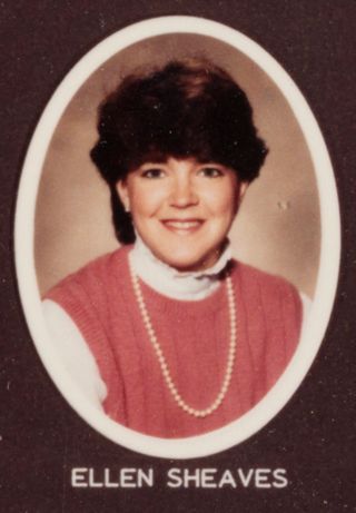 Beta Beta Chapter Composite Detail, Ellen Sheaves, 1984-1985