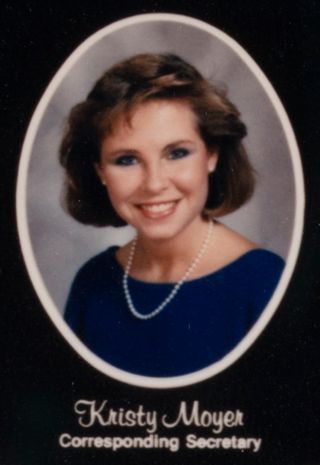 Beta Beta Chapter Composite Detail, Kristy Moyer, 1985-1986