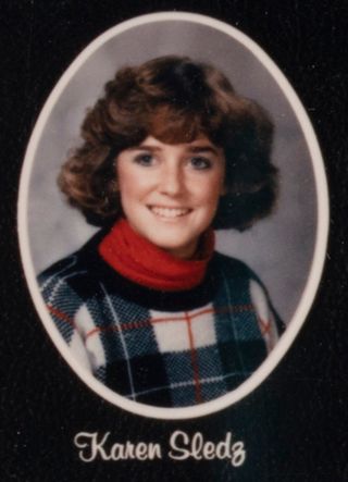 Beta Beta Chapter Composite Detail, Karen Sledz, 1985-1986