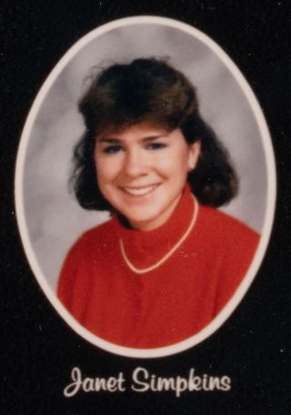 Beta Beta Chapter Composite Detail, Janet Simpkins, 1985-1986