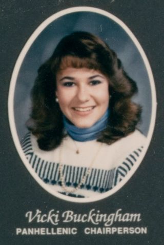Beta Beta Chapter Composite Detail, Vicki Buckingham, 1986-1987