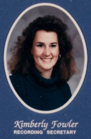 Beta Beta Chapter Composite Detail, Kimberly Fowler, 1987-1988