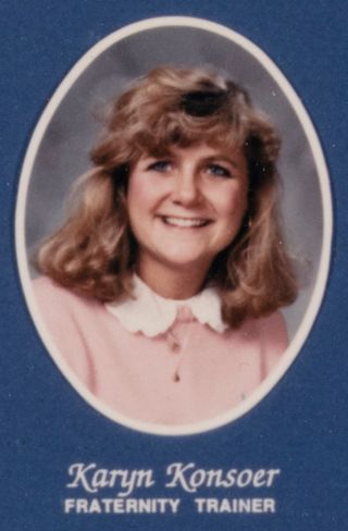 Beta Beta Chapter Composite Detail, Karyn Konsoer, 1987-1988