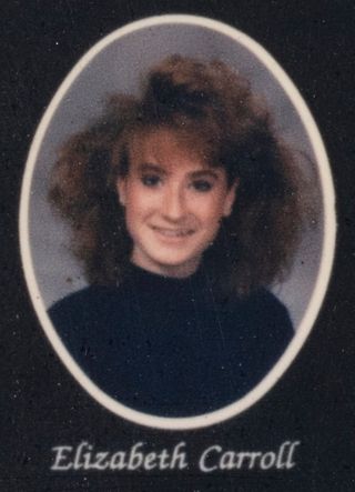 Beta Beta Chapter Composite Detail, Elizabeth Carroll, 1988-1989