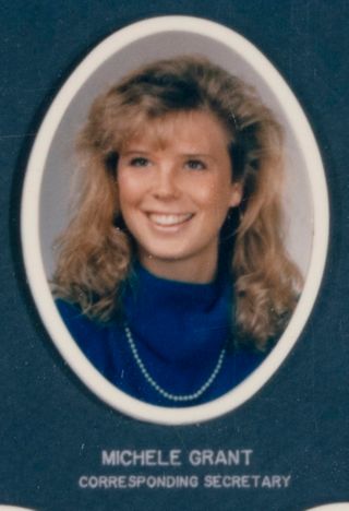 Beta Beta Chapter Composite Detail, Michele Grant, 1989-1990