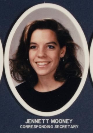 Beta Beta Chapter Composite Detail, Jennett Mooney, 1990-1991