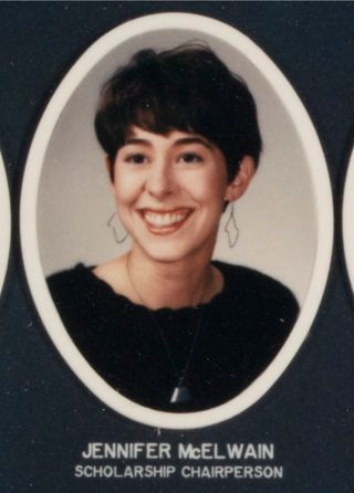 Beta Beta Chapter Composite Detail, Jennifer McElwain, 1991-1992