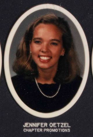 Beta Beta Chapter Composite Detail, Jennifer Oetzel, 1992-1993