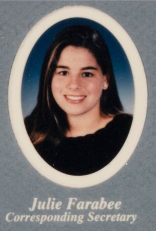 Beta Beta Chapter Composite Detail, Julie Farabee, 1993-1994