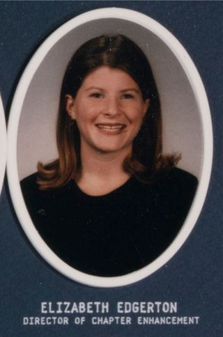 Beta Beta Chapter Composite Detail, Elizabeth Edgerton, 1998-1999