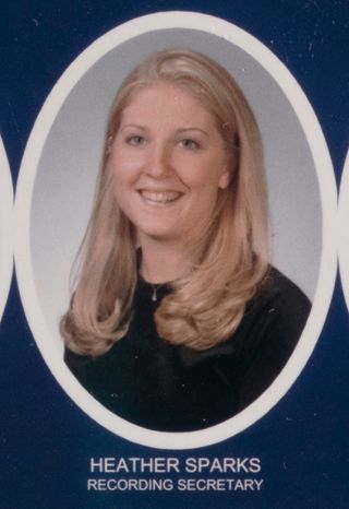 Beta Beta Chapter Composite Detail, Heather Sparks, 1999-2000