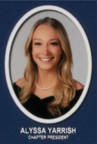 Beta Beta Chapter Composite Detail, Alyssa Yarrish, 2014-2015