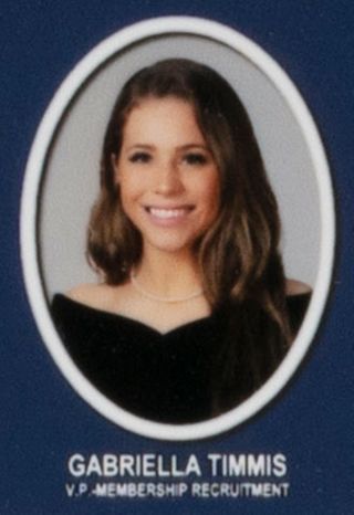 Beta Beta Chapter Composite Detail, Gabriella Timmis, 2014-2015