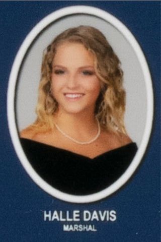 Beta Beta Chapter Composite Detail, Halle Davis, 2015-2016