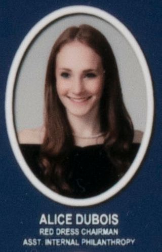 Beta Beta Chapter Composite Detail, Alice Dubois, 2015-2016