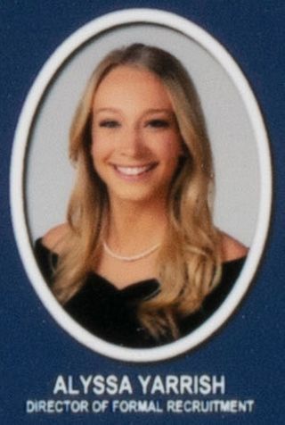 Beta Beta Chapter Composite Detail, Alyssa Yarrish, 2015-2016