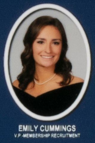 Beta Beta Chapter Composite Detail, Emily Cummings, 2015-2016