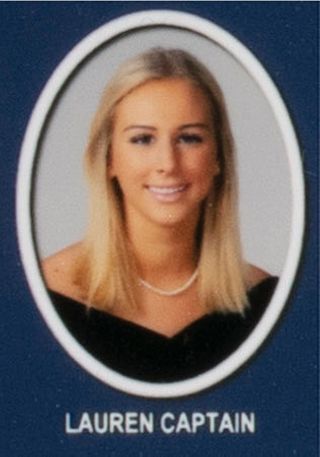 Beta Beta Chapter Composite Detail, Lauren Captain, 2015-2016