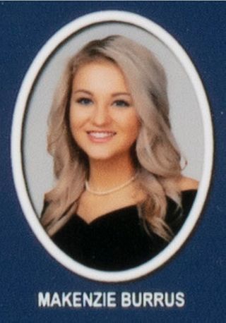 Beta Beta Chapter Composite Detail, Makenzie Burrus, 2015-2016