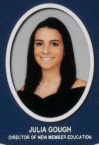 Beta Beta Chapter Composite Detail, Julia Gough, 2018-2019