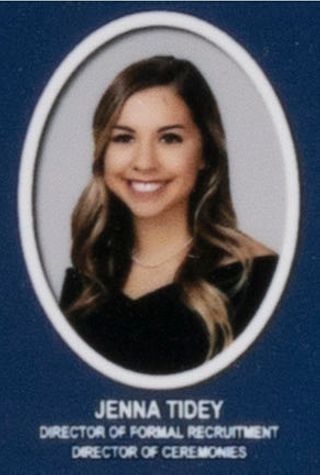 Beta Beta Chapter Composite Detail, Jenna Tidey, 2016-2017