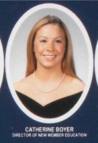 Beta Beta Chapter Composite Detail, Catherine Boyer, 2002-2003