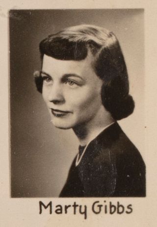 Beta Beta Chapter Composite Detail, Marty Gibbs, 1952