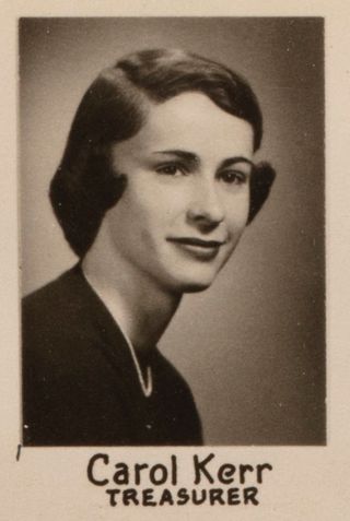 Beta Beta Chapter Composite Detail, Carol Kerr, 1952