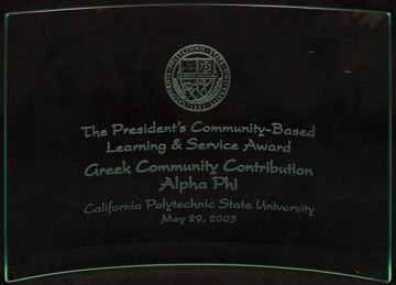 Community Based-Learning and Service Award