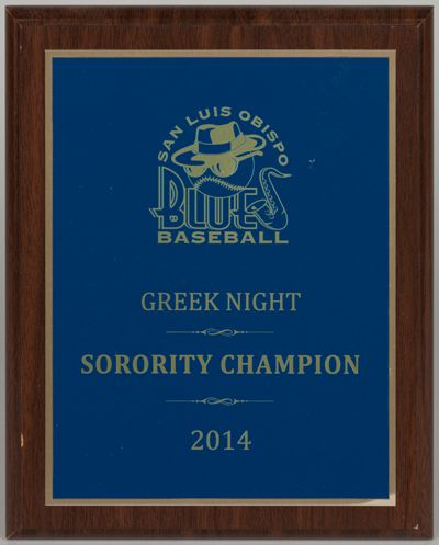 Blues Baseball Sorority Champion