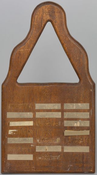 Epsilon Chi Chapter Members Plaque, c. 1970s