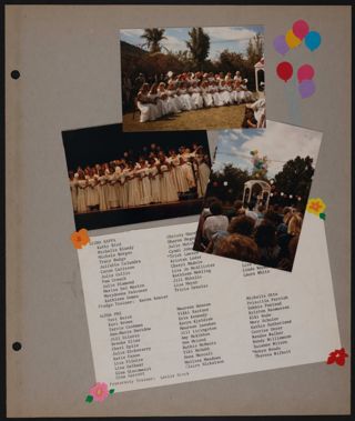 Epsilon Chi Chapter Scrapbook, 1984-1985, Page 19