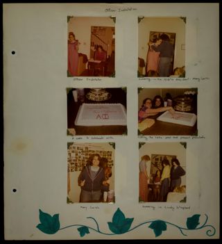 Epsilon Chi Chapter Scrapbook, 1977-1979, Page 45