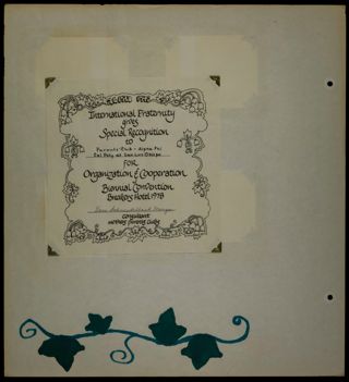 Epsilon Chi Chapter Scrapbook, 1977-1979, Page 104