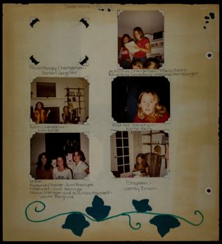 Epsilon Chi Chapter Scrapbook, 1977-1979, Page 144
